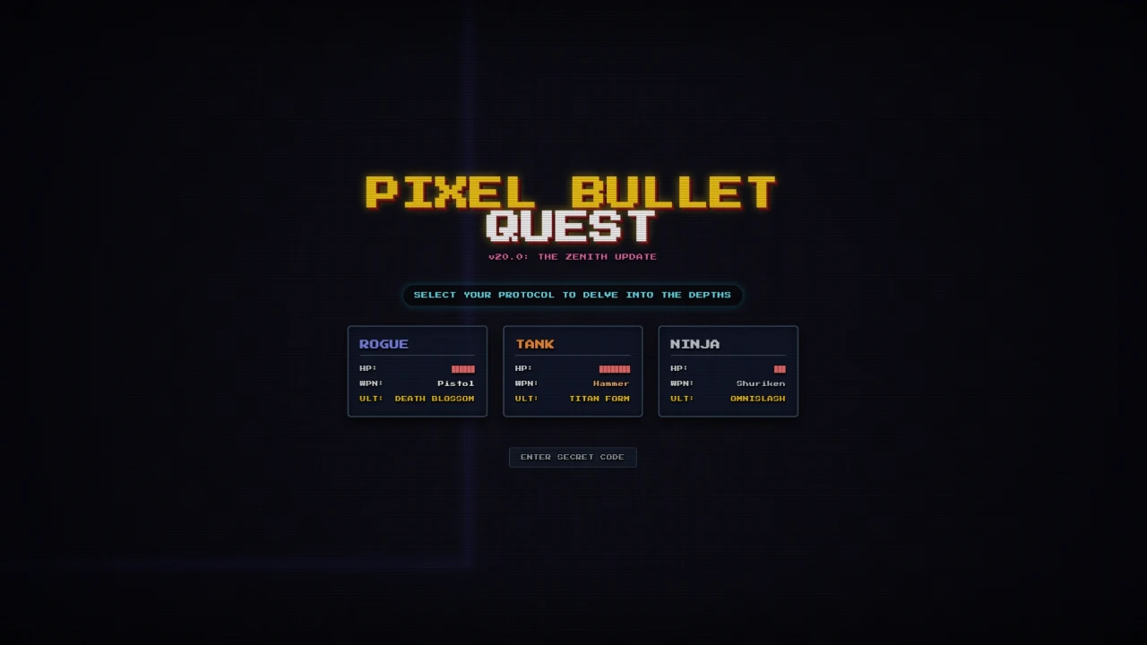Pixel Bullet Quest screenshot 1